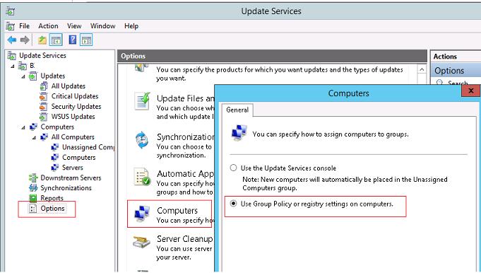 habilitar registro de políticas de grupo de Windows Update