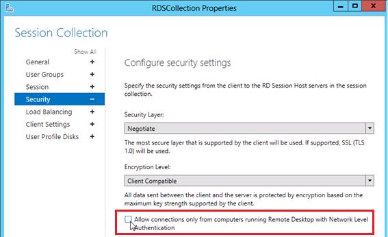 windows cannot remote desktop to server 2012 r2