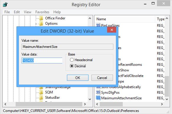 How To Increase Maximum Attachment Size Limit In Outlook Windows OS Hub
