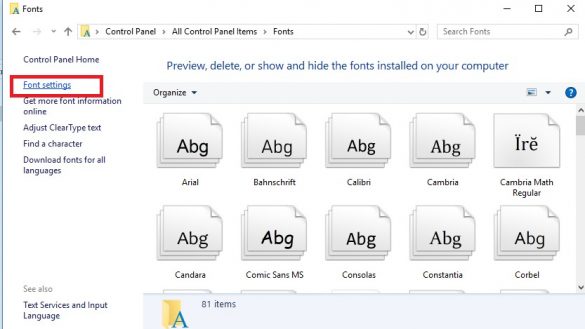 change default font windows 10 1803 change default font windows 10 1803
