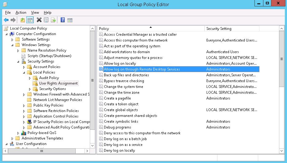 desktop groups terminal