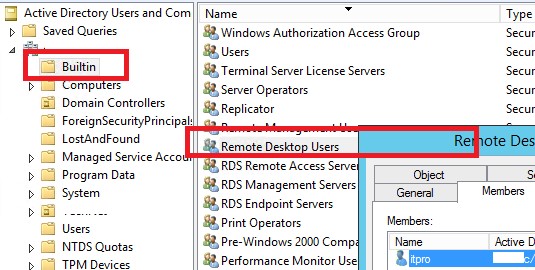 windows cannot remote desktop to server 2012 r2