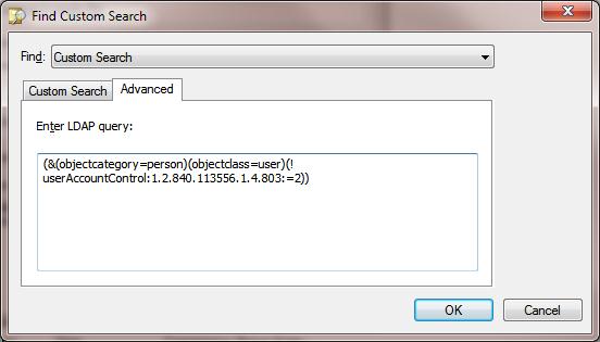 ldap query user objects within a specied ou