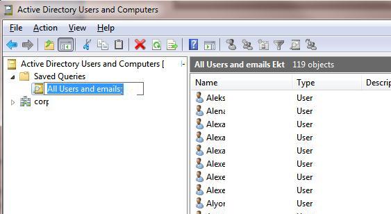 Member Of Active Directory Query Users