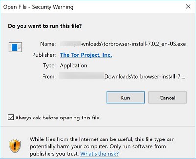 file download security warning windows 10
