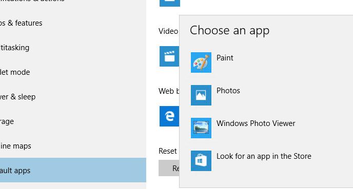 Assign Windows Photo Viewer