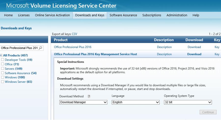 microsoft office 2016 mac volume license pricing