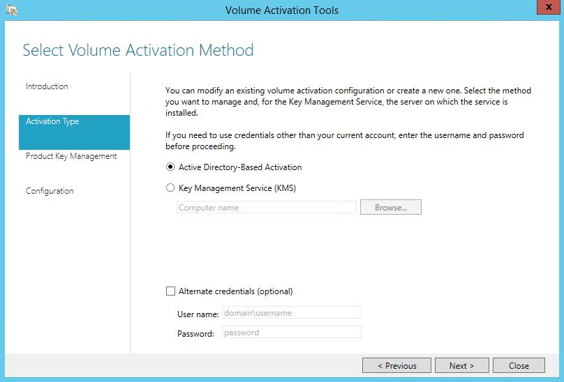 kms office 2016 on windows 2016 server