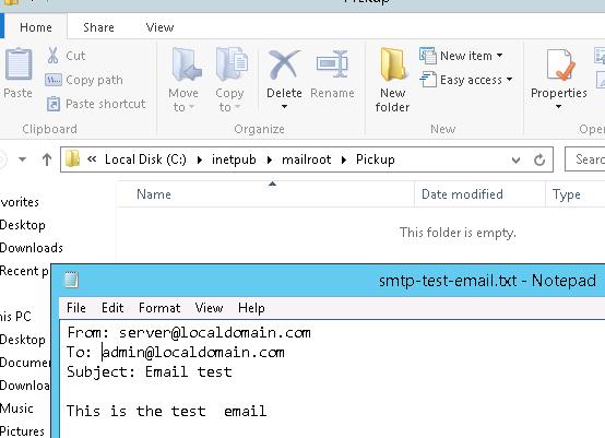 smtp test email