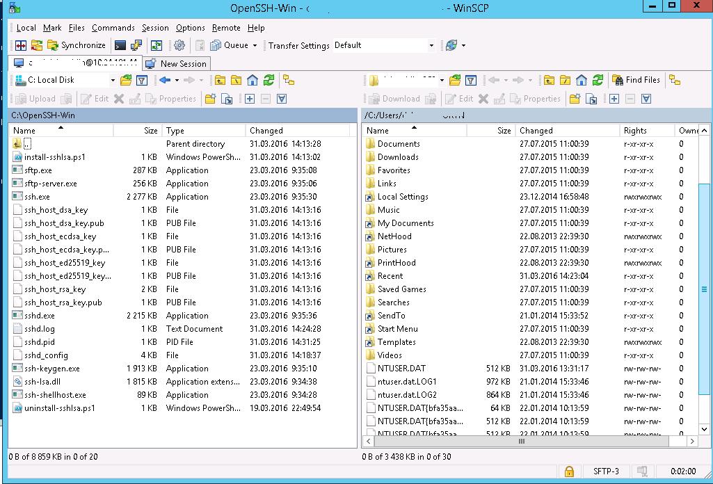 ftps using ssh secure shell for workstations