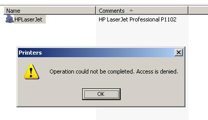 windows cant open add printer