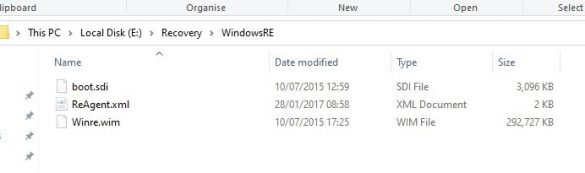 download windows recovery environment winre