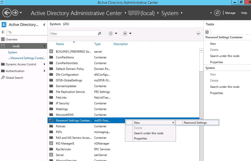 active directory administrative center windows 10