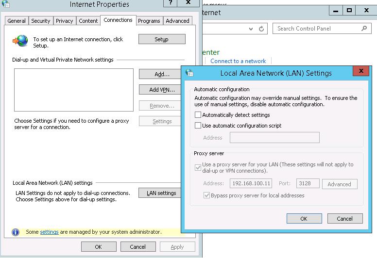 automatically detect proxy settings registry