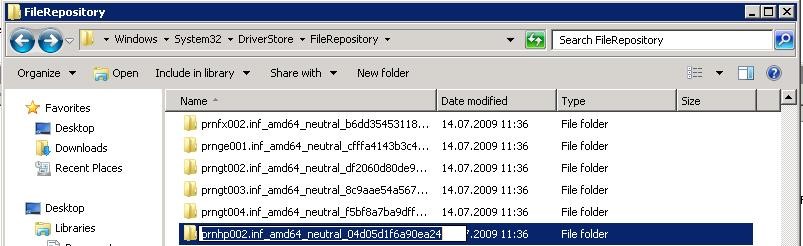 C:\Windows\System32\DriverStore\FileRepository 