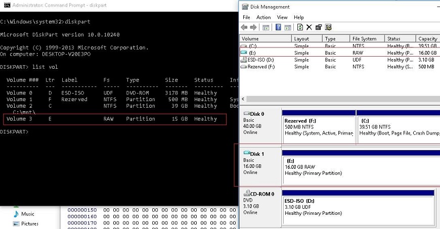 convert raw to fat32 without losing data