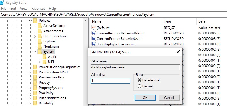 ACTIVATE DISPLAYNAME FIELD MISSING FROM REGISTRY.