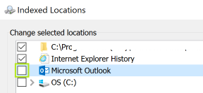 outlook for mac search not indexing