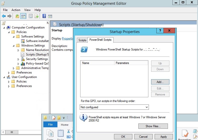 group policy logon script not running