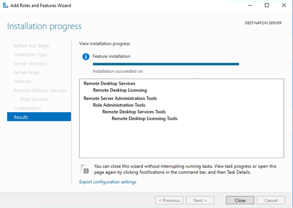 installing windows server 2012 r2 remote desktop services