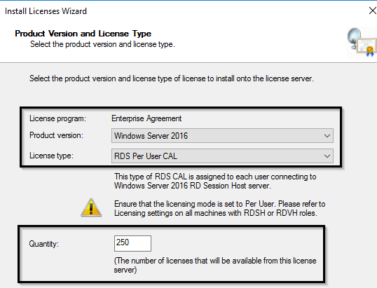 Server 2016 Standard user CALs RDS key License Datacenter 50 device 