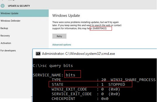 dnldmgr erreurs 0x8024402c se sont produites lors du téléchargement