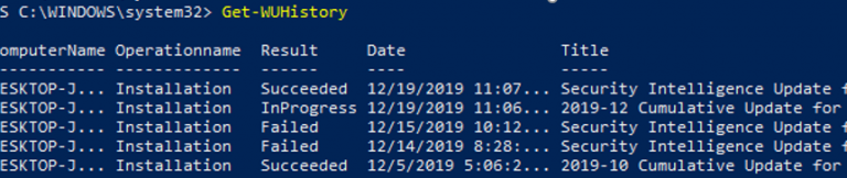 Manage Windows Updates With Pswindowsupdate Powershell Module Windows Os Hub 9423