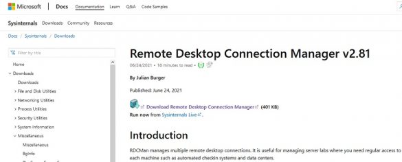 rdc manager 2.7 download