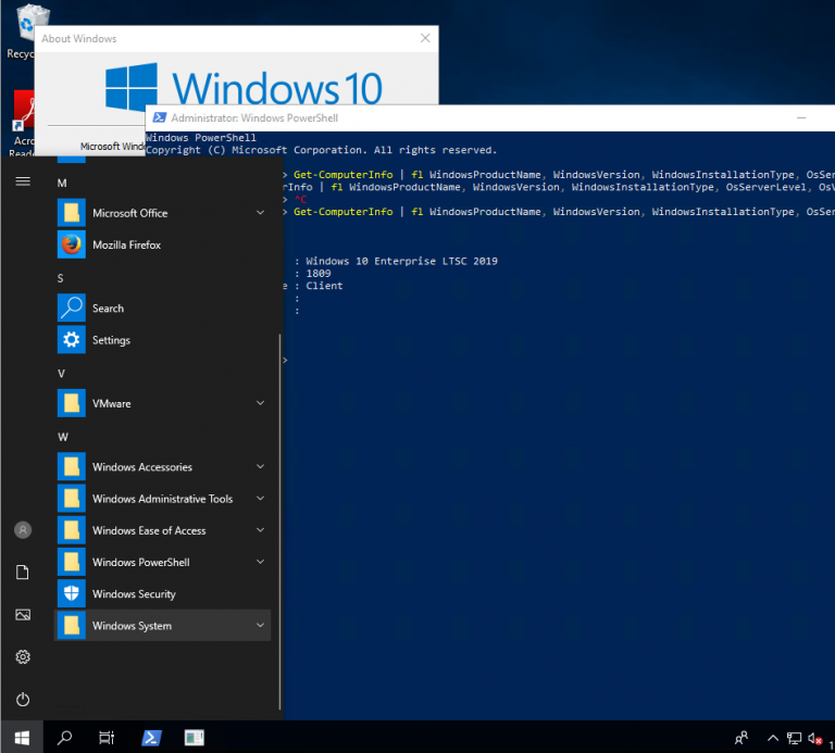 windows 10 enterprise ltsc 2019 inbox apps