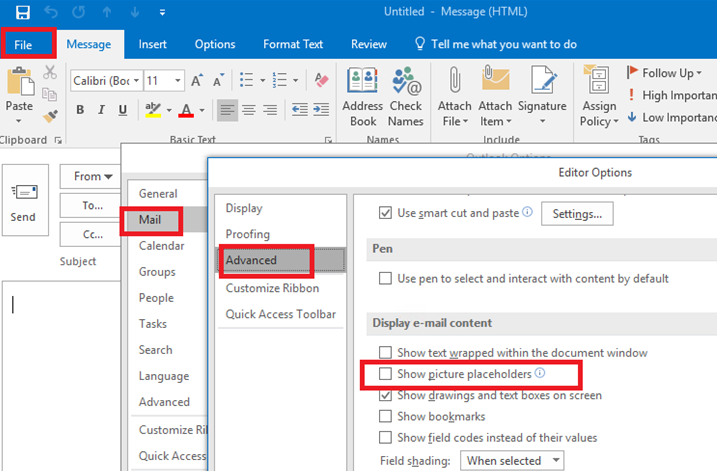 creating a local folder in outlook 2013