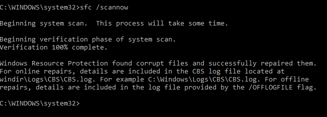 how to repair corrupted files found by dism