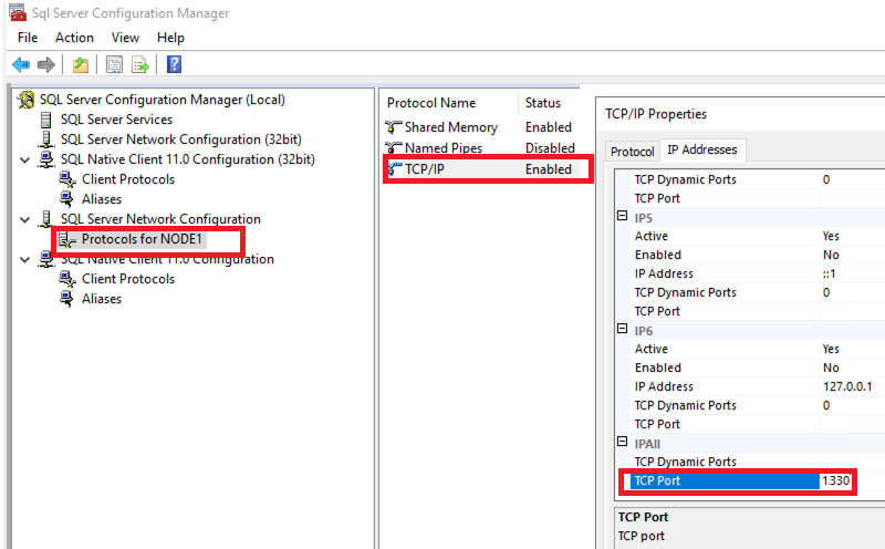 How To Set Static TCP Port ) in Microsoft SQL Server?