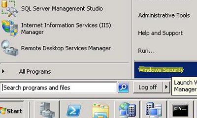 Using Windows Security dialog to change password in RDP session on Windows Server 2008