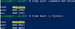 linux get command execution time