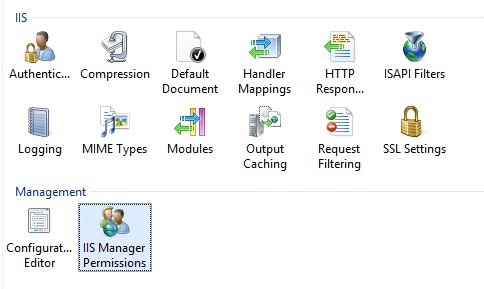 IIS Manager Permissions
