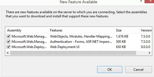 update iis manager console with new features