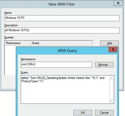 wmi code query in gpo