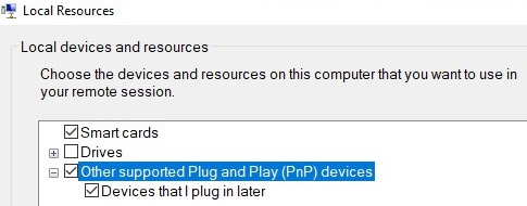 Redirect USB Device To Hyper-V Virtual Machine via Console