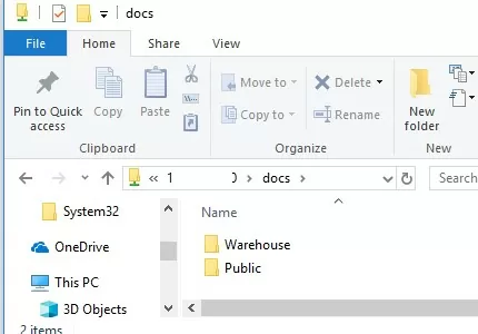 hide folders and files on shared folder using access based enumeration