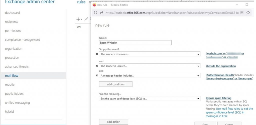 Whitelist Domains and Email Addresses on Exchange Server and Microsoft ...