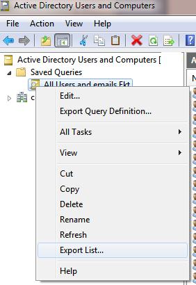 Export result in csv or txt file