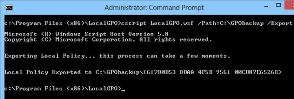 export local group policy