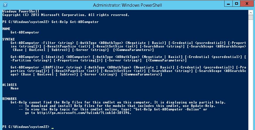 powershell get all ad computers