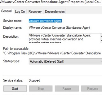 vmware-converter-agent service