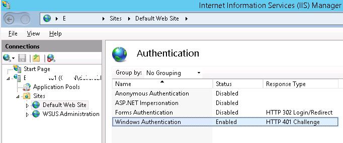 IIS - Windows Authentication 