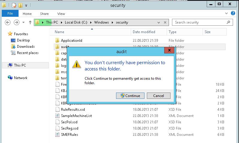 Windows security auditing. Запуск проводника. Arixcel Explorer как запустить. You don't currently have permission to access this folder. Click continue to Permanently get access to this folder.