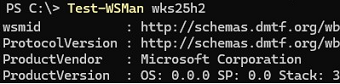 Test-WSMan - check remote PowerShell connectivity from another computer