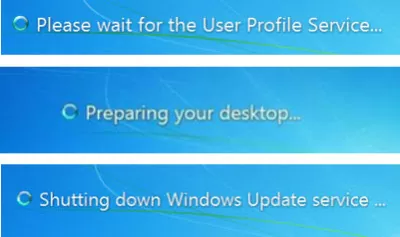 please wait for the user profile service