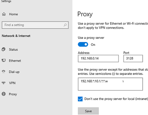 user can change proxy settings set by gpo in windows 10 