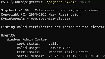 sigcheck64.exe - list user's certificates